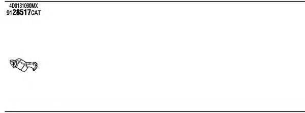 WALKER ADH14586 Система выпуска ОГ