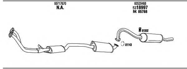 WALKER AR10022B Система выпуска ОГ