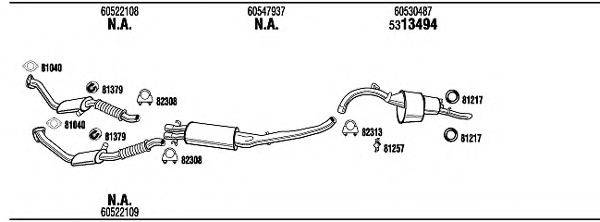 WALKER AR75012B Система выпуска ОГ