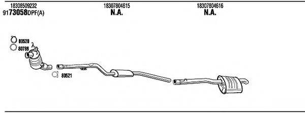 WALKER BWH25489AB Система выпуска ОГ