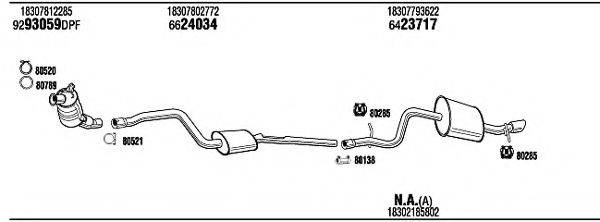 WALKER BWH33386A Система выпуска ОГ