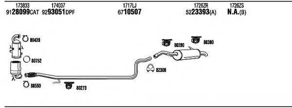 WALKER CIH26625BA Система выпуска ОГ