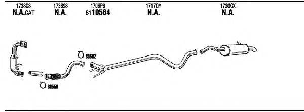 WALKER CIK00470A Система выпуска ОГ