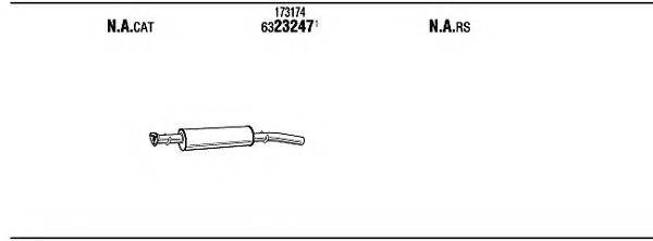WALKER CIT07382A Система выпуска ОГ