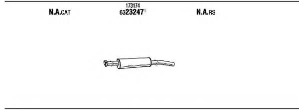 WALKER CIT07382B Система выпуска ОГ