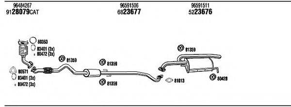 WALKER CVK00430 Система выпуска ОГ