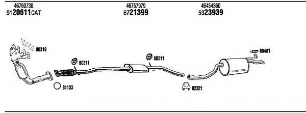 WALKER FIK12752C Система выпуска ОГ