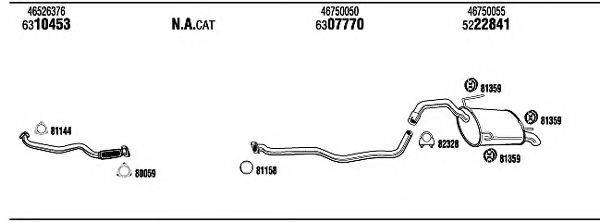 WALKER LNT15679 Система выпуска ОГ