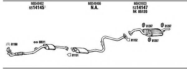 WALKER MI41012A Система выпуска ОГ