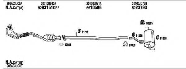 WALKER NIK22942DA Система выпуска ОГ