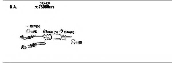 WALKER OPH22686B Система выпуска ОГ