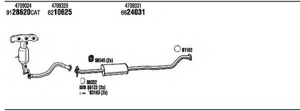 WALKER OPK09139 Система выпуска ОГ