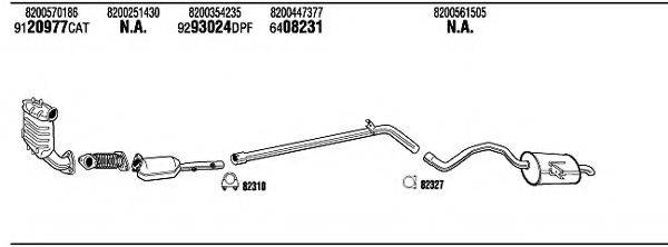 WALKER REH19039BA Система выпуска ОГ