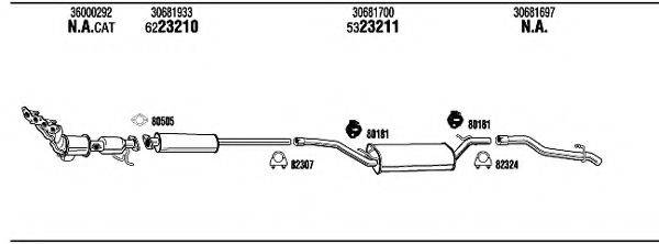 WALKER VOT18603 Система выпуска ОГ