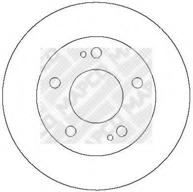 MAPCO 15252 Тормозной диск