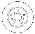 MAPCO 15534 Тормозной диск