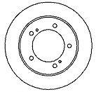 MAPCO 15591 Тормозной диск