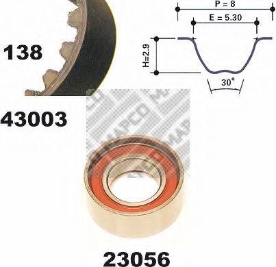 MAPCO 23003 Комплект ремня ГРМ