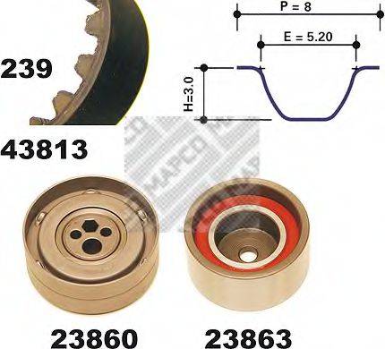 MAPCO 23813 Комплект ремня ГРМ