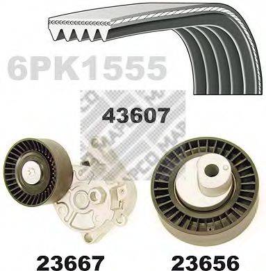 MAPCO 23610 Поликлиновой ременный комплект