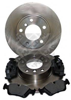 MAPCO 47880 Комплект тормозов, дисковый тормозной механизм