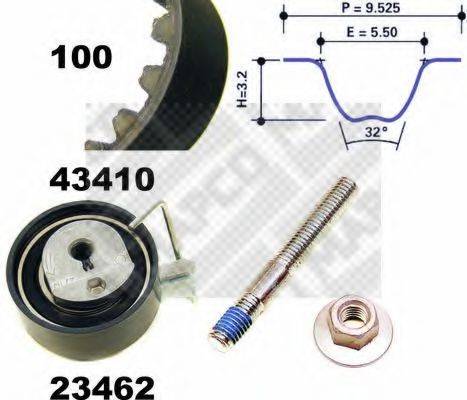 MAPCO 23410 Комплект ремня ГРМ