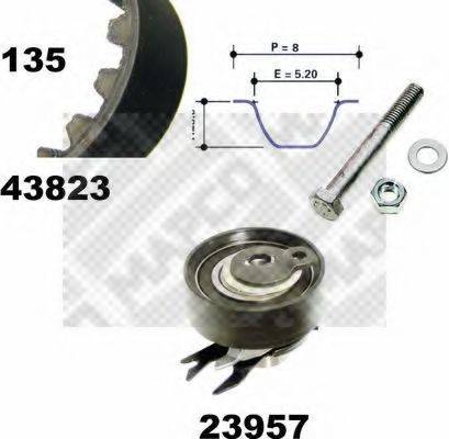 MAPCO 23823 Комплект ремня ГРМ