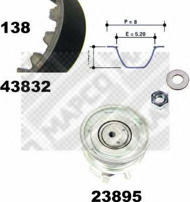 MAPCO 23832 Комплект ремня ГРМ