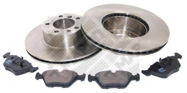 MAPCO 47885 Комплект тормозов, дисковый тормозной механизм