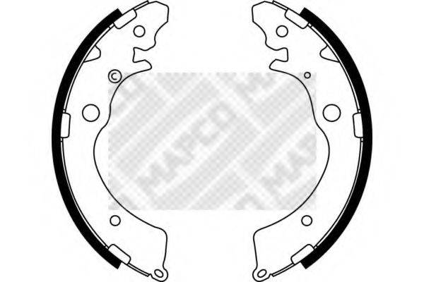 MAPCO 8522 Комплект тормозных колодок