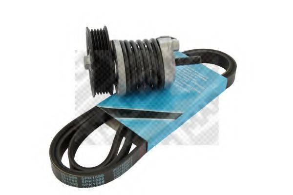 MAPCO 93802 Поликлиновой ременный комплект
