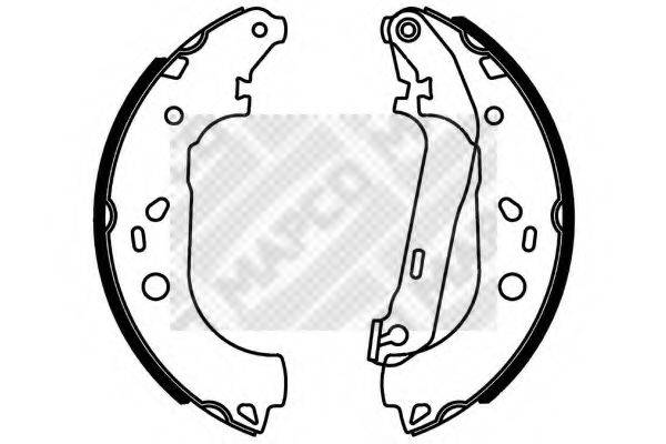 MAPCO 8724 Комплект тормозных колодок