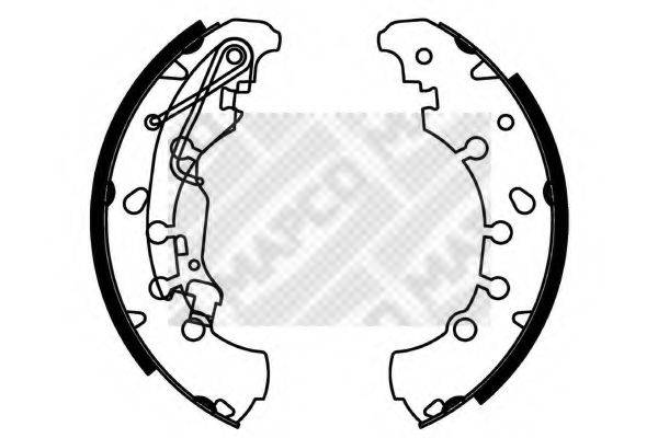 MAPCO 8735 Комплект тормозных колодок