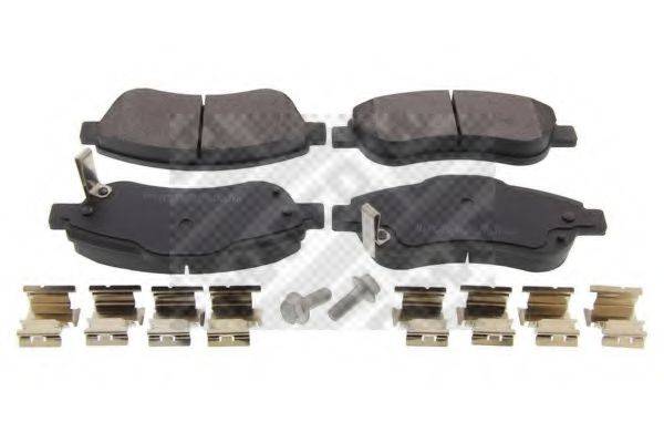 MAPCO 6926 Комплект тормозных колодок, дисковый тормоз