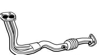 FONOS 08956 Труба выхлопного газа