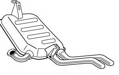 FONOS 611506 Глушитель выхлопных газов конечный