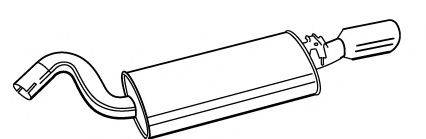 FONOS 616357 Глушитель выхлопных газов конечный