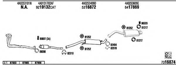 FONOS AD62188A Система выпуска ОГ