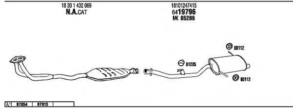 FONOS BW31632 Система выпуска ОГ