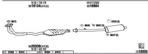 FONOS BW31633 Система выпуска ОГ
