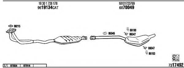 FONOS BW31809 Система выпуска ОГ