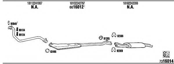 FONOS BW32403 Система выпуска ОГ