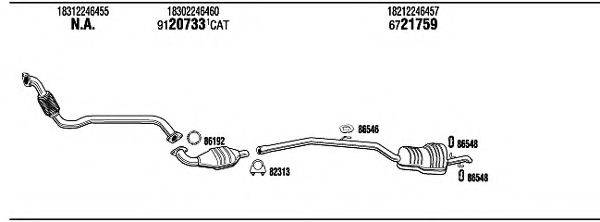 FONOS BW32546A Система выпуска ОГ