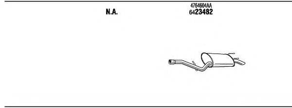 FONOS CHK18562B Система выпуска ОГ