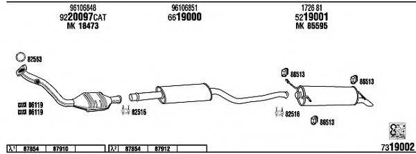 FONOS CI65001 Система выпуска ОГ