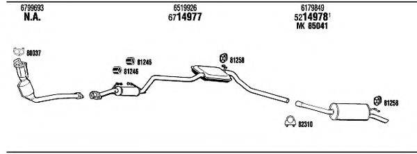 FONOS FO31197 Система выпуска ОГ