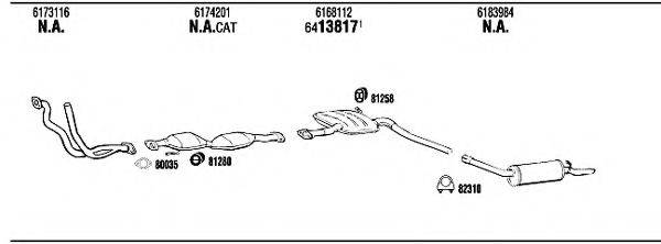 FONOS FO60344 Система выпуска ОГ