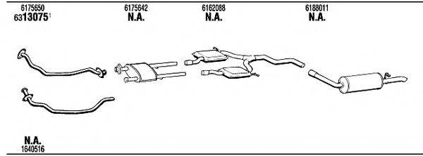 FONOS FO60376A Система выпуска ОГ