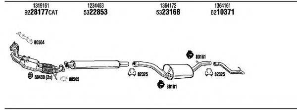 FONOS FOK18515B Система выпуска ОГ