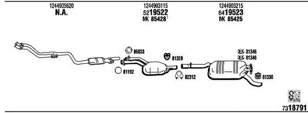 FONOS MB22013 Система выпуска ОГ